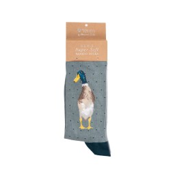 Motivsocken - Laufente - Wrendale Designs - Herrensocken - 41-46