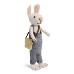 Gry & Sif Hase mit Tasche, 27 cm