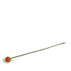 Gry & Sif Filzblume, 2 cm, Orange