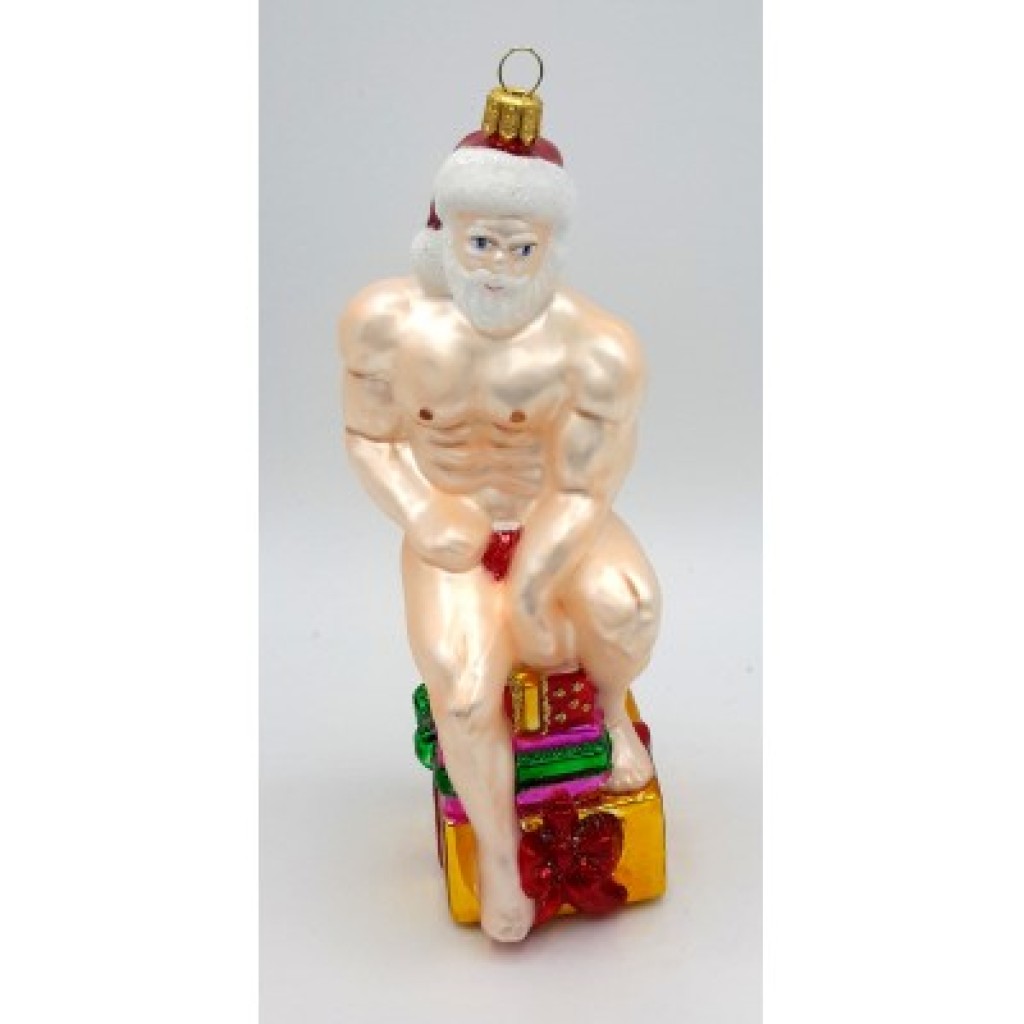 Christbaumschmuck Bodybuilder auf Weihnachtsgeschenk