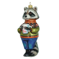 Christbaumschmuck Papa Waschbär