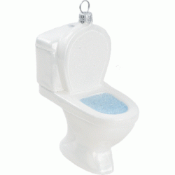 Christbaumschmuck Toilette