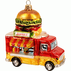 Christbaumschmuck Burger Truck