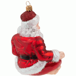 Christbaumschmuck Yoga Santa