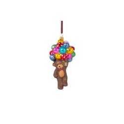 Christbaumschmuck - Huras - Bär mit Ballons