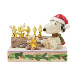 Peanuts by Jim Shore - Campfire Compansions - Snoopy und Woodstock rösten Marshmallows
