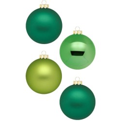 Weihnachtskugel Grün, Mix 6cm, 20 STK.