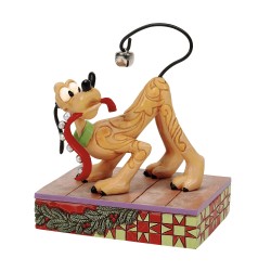 Disney Traditions - Jim Shore -  Jolly Jingle Tail - Pluto