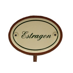 Kräuterschild Emaille Estragon