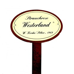 Rosenschild Emaille Westerland